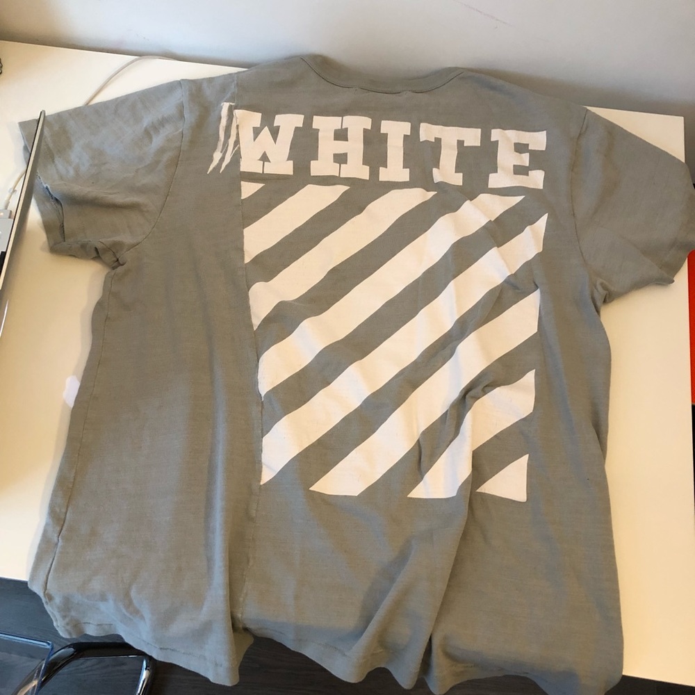 Off white half truck tshirts